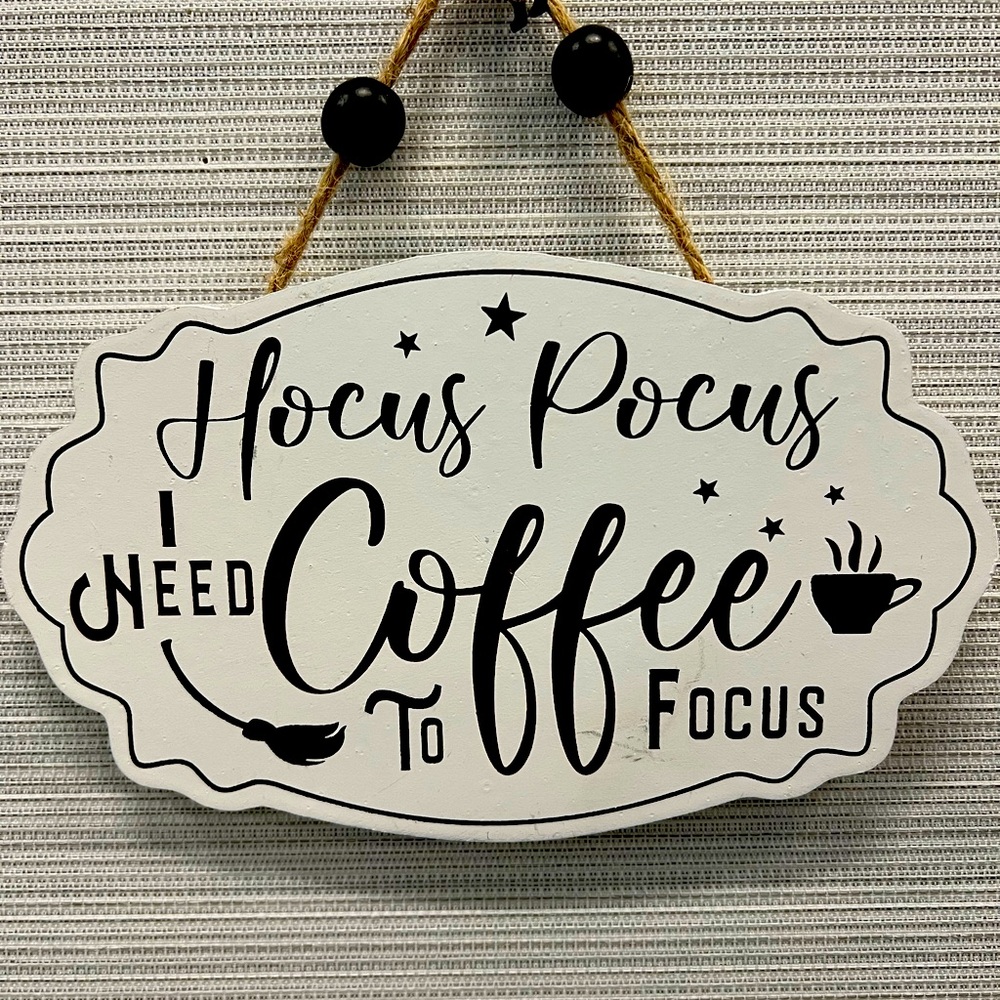 Hocus Pocus Coffee Sign